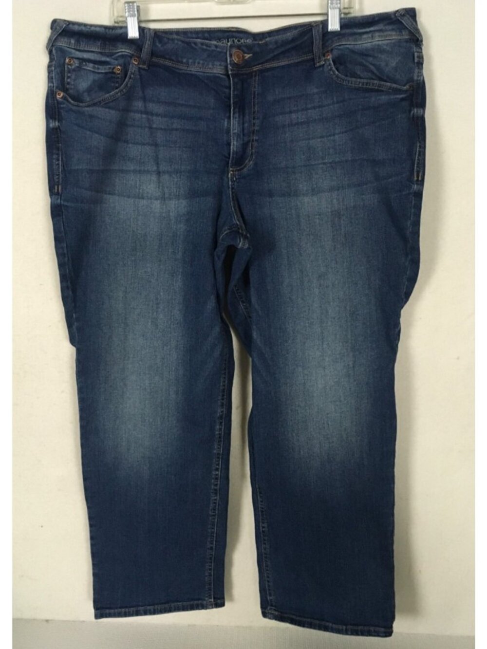 Maurices Jeans Size 22W Short Blue High Rise Bootcut Pockets Medium Wash